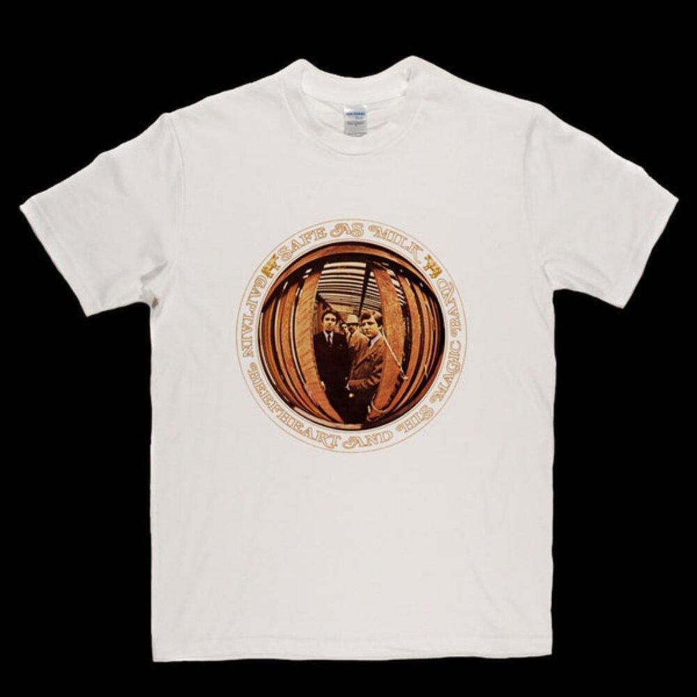 Captain Beefheart Safe As Milk Album Graphic Music Tee T Shirt